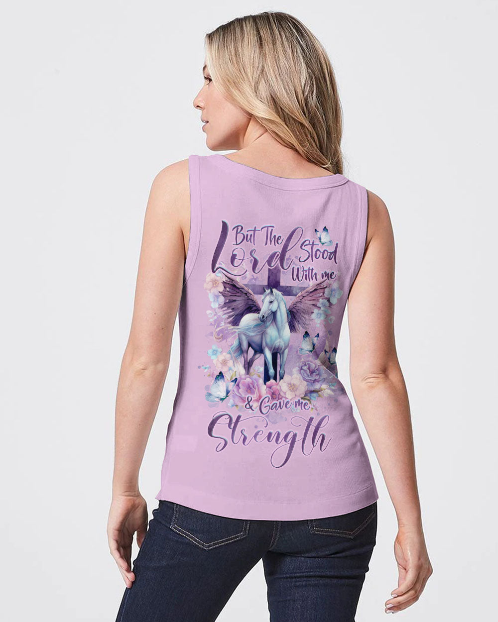 But The Lord Stood With Me Horse Women's All Over Print Shirt - Tlnz1310231