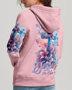 Why Y'all Trying To Test The Jesus In Me Women's All Over Print Shirt - Tlnz1603241