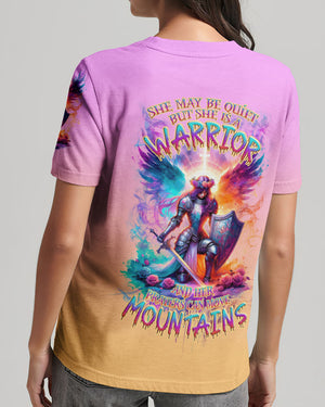Prayers Can Move Mountains Warrior Wings Women's All Over Print Shirt - Tlnz1612233