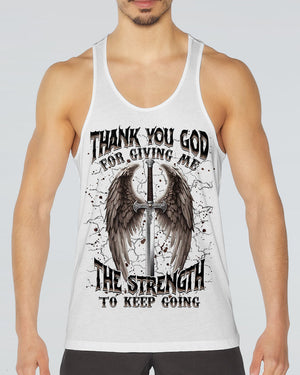 Thank You God Wings Men's All Over Print Shirt    - Tlnz1704254