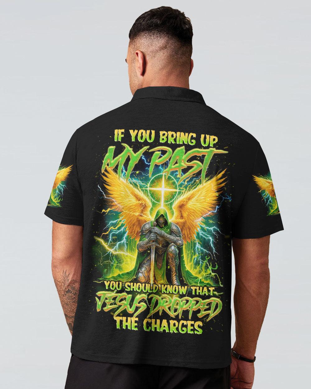 Jesus Dropped The Charges Warrior Men's All Over Print Shirt - Tlnz1705245