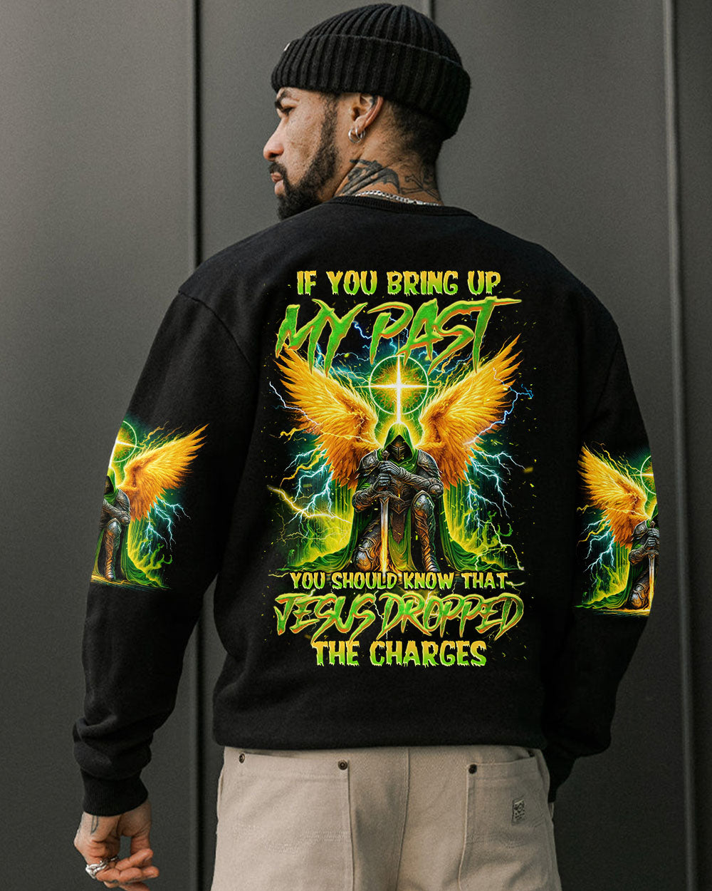 Jesus Dropped The Charges Warrior Men's All Over Print Shirt - Tlnz1705245