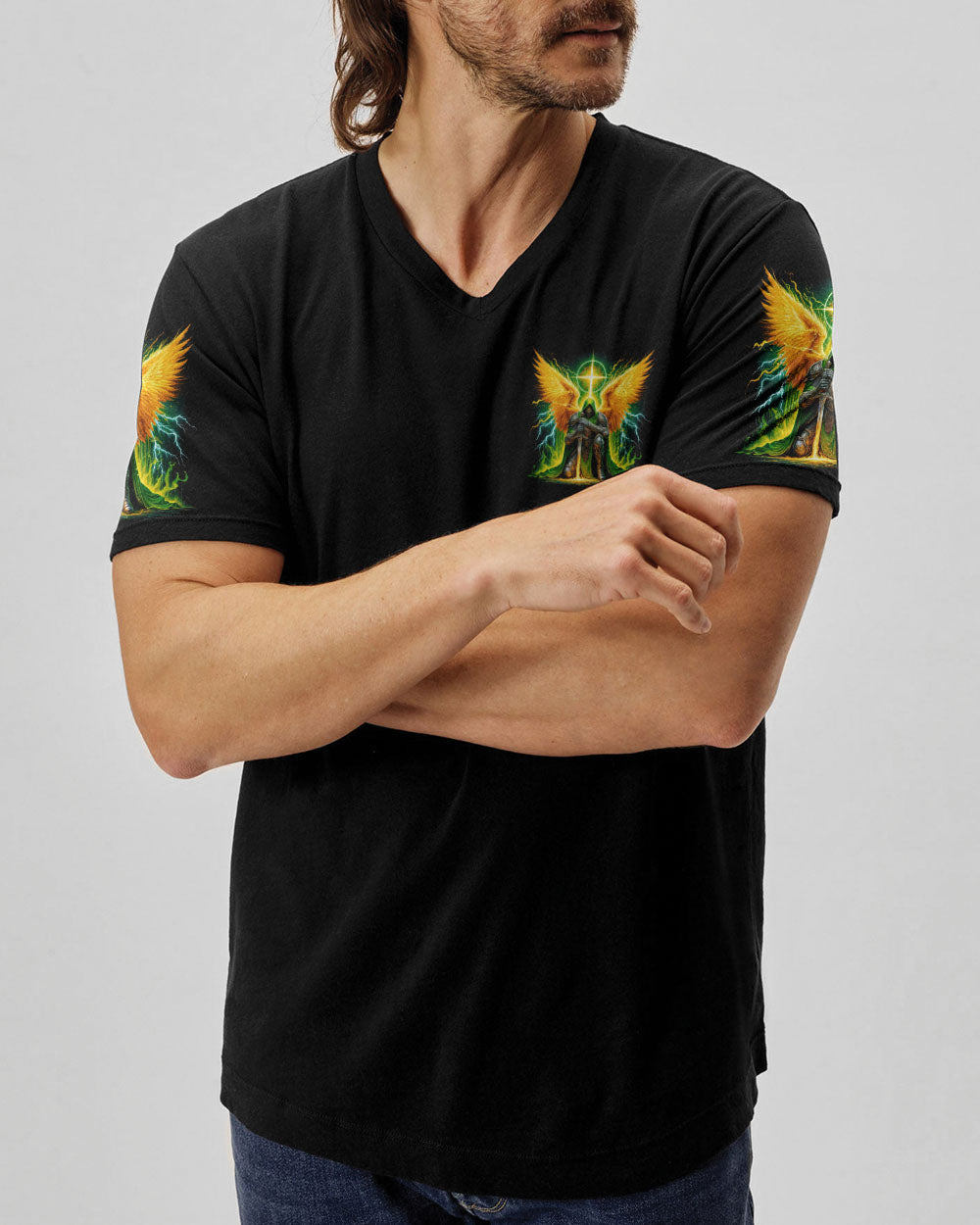 Jesus Dropped The Charges Warrior Men's All Over Print Shirt - Tlnz1705245
