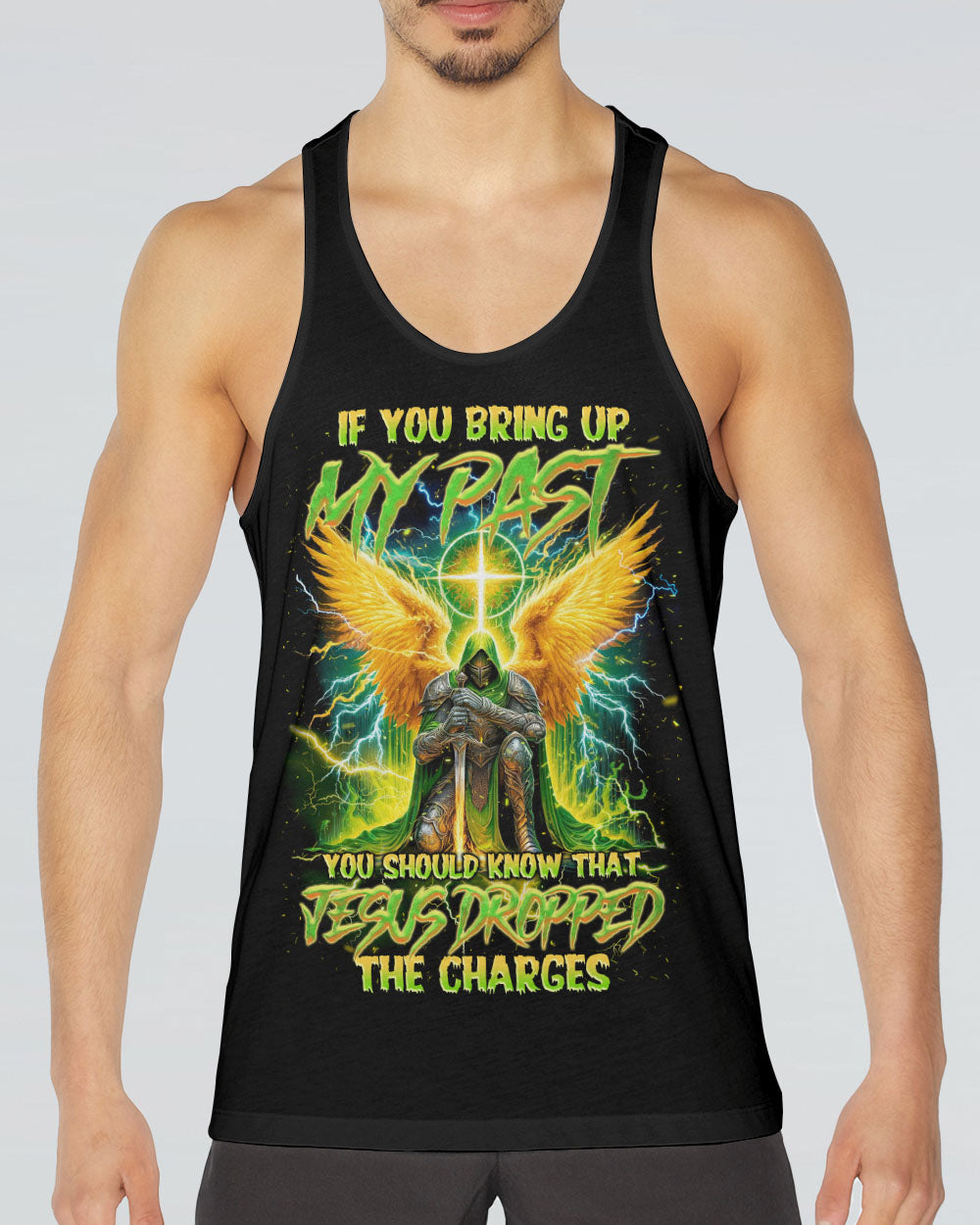 Jesus Dropped The Charges Warrior Men's All Over Print Shirt - Tlnz1705245
