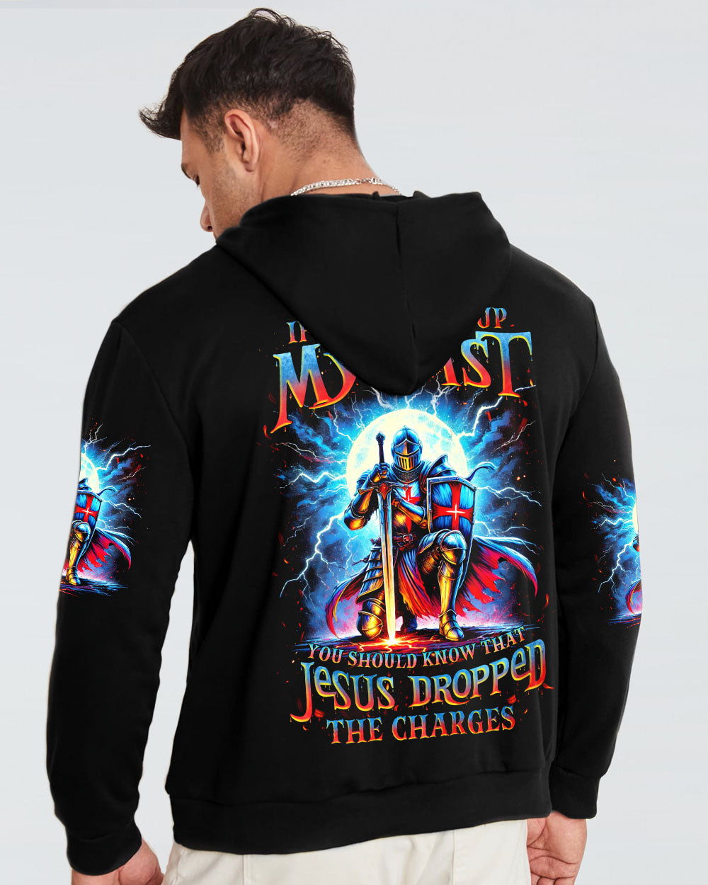 Jesus Dropped The Charges Warrior Men's All Over Print Shirt - Tlnz1707242