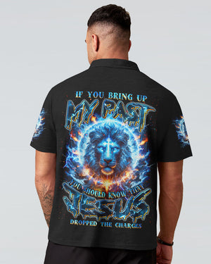 Jesus Dropped The Charges Lion Men's All Over Print Shirt - Tlnz1806244