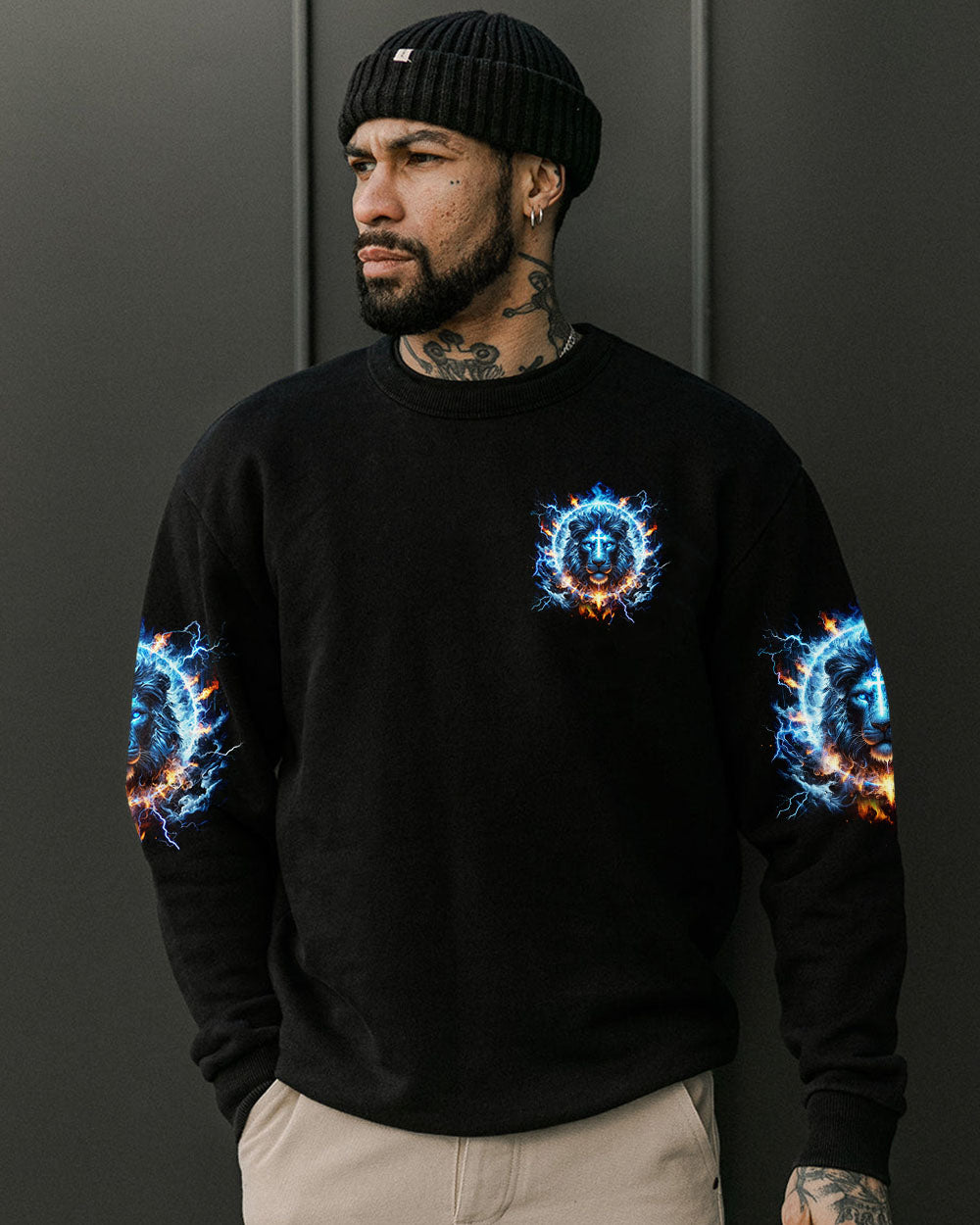 Jesus Dropped The Charges Lion Men's All Over Print Shirt - Tlnz1806244