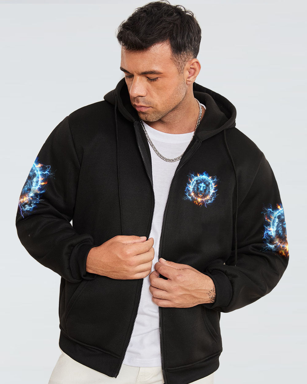 Jesus Dropped The Charges Lion Men's All Over Print Shirt - Tlnz1806244