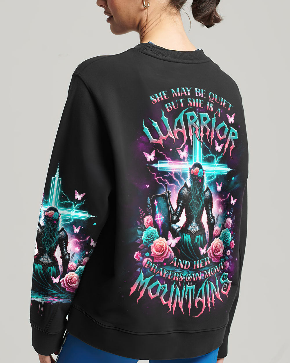 Prayers Can Move Mountains Warrior Women's All Over Print Shirt - Tlnz1812233
