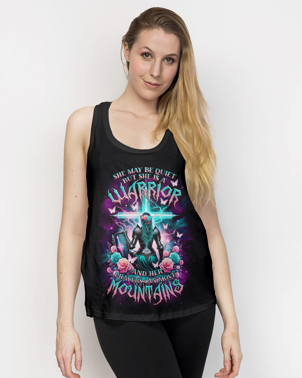 Prayers Can Move Mountains Warrior Women's All Over Print Shirt - Tlnz1812233