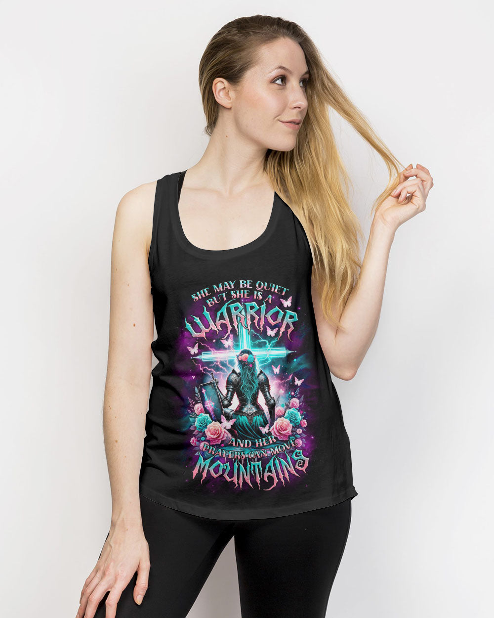 Prayers Can Move Mountains Warrior Women's All Over Print Shirt - Tlnz1812233
