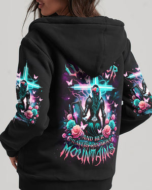 Prayers Can Move Mountains Warrior Women's All Over Print Shirt - Tlnz1812233
