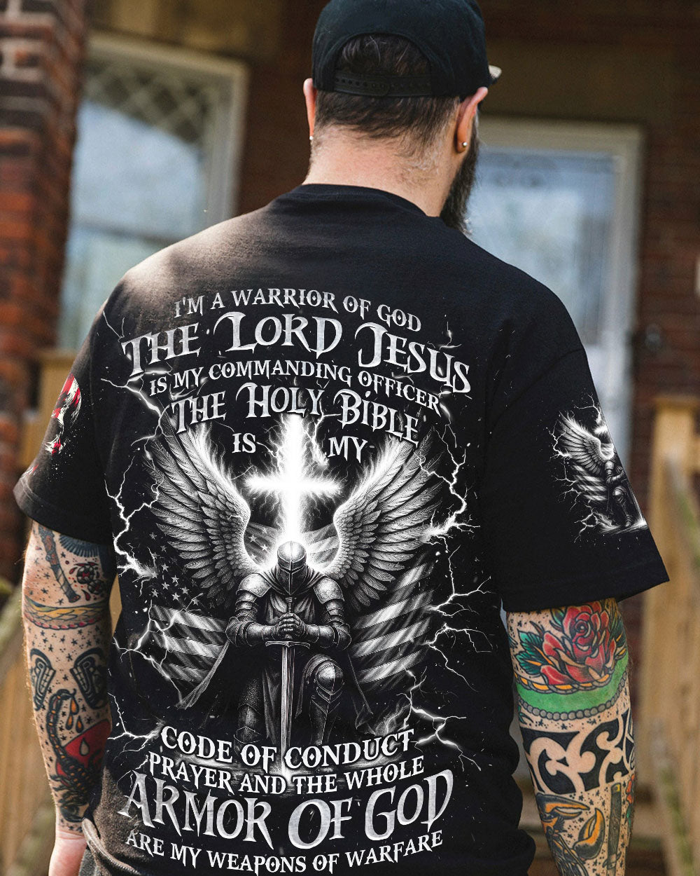 I'm A Warrior Of God Men's All Over Print Shirt  - Tlnz2105253