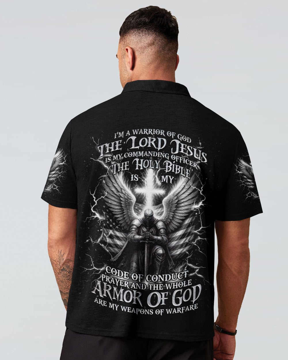 I'm A Warrior Of God Men's All Over Print Shirt  - Tlnz2105253