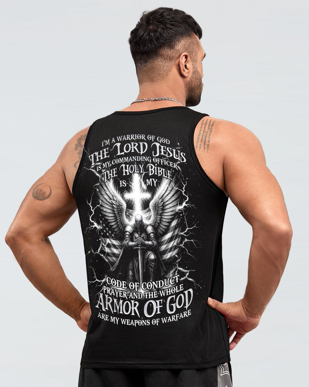 I'm A Warrior Of God Men's All Over Print Shirt  - Tlnz2105253