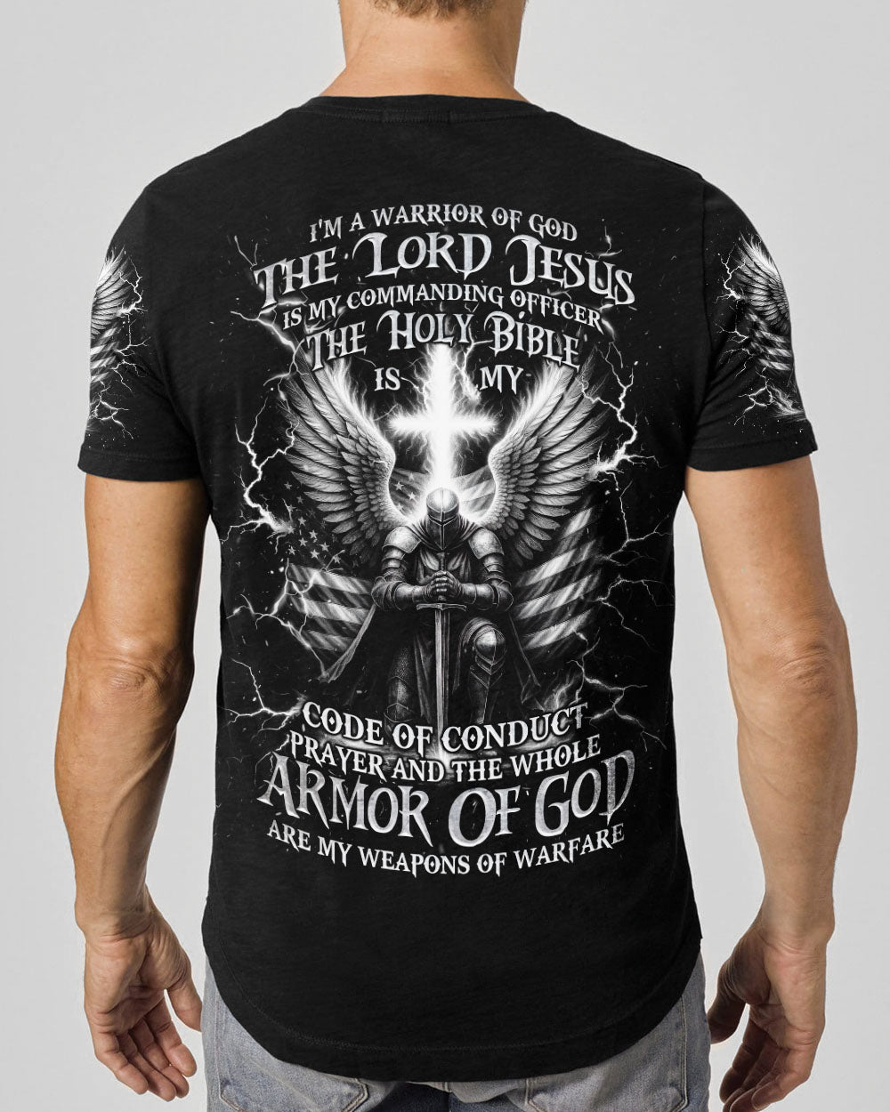 I'm A Warrior Of God Men's All Over Print Shirt  - Tlnz2105253