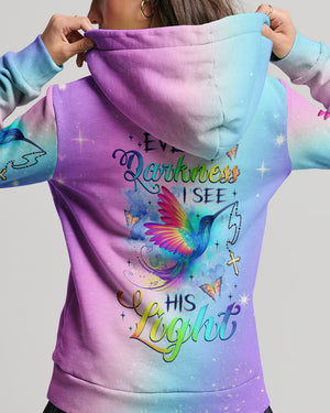Even In The Darkness Hummingbird Women's All Over Print Shirt - Tlnz2309234