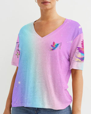 Even In The Darkness Hummingbird Women's All Over Print Shirt - Tlnz2309234