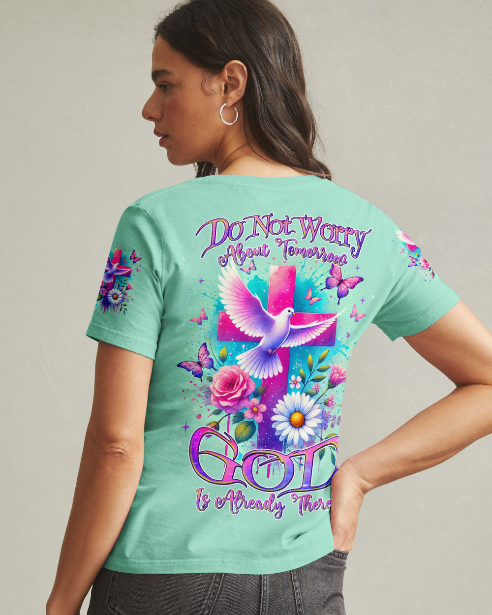 Do Not Worry About Tomorrow Women's All Over Print Shirt - Tlnz2407243