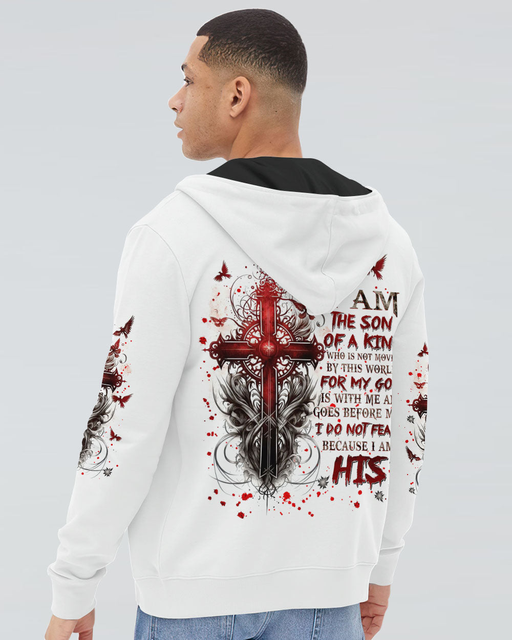 I Am The Son Of A King Cross Men's All Over Print Shirt - Tlnz2706243