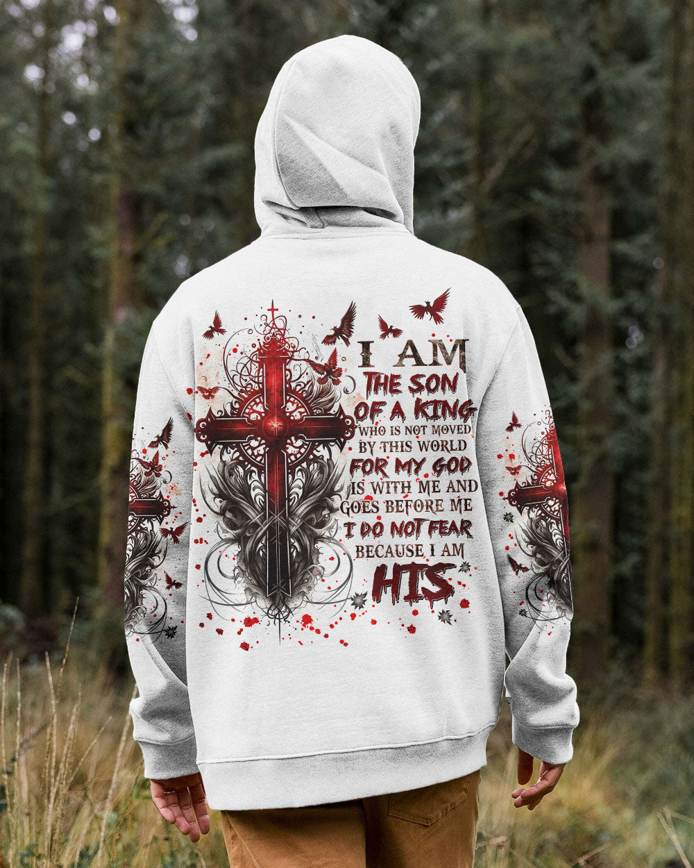 I Am The Son Of A King Cross Men's All Over Print Shirt - Tlnz2706243