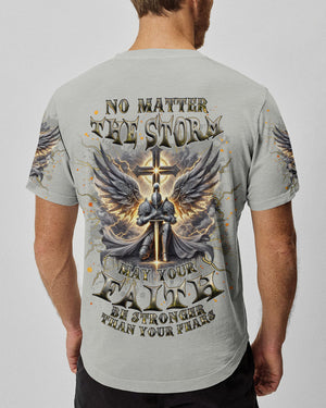 No Matter The Storm Warrior Men's All Over Print Shirt - Tlnz2711243