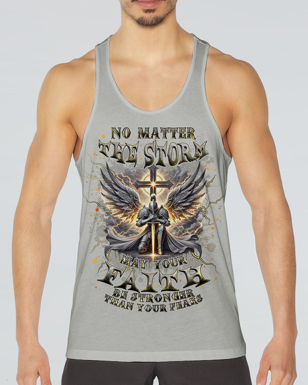 No Matter The Storm Warrior Men's All Over Print Shirt - Tlnz2711243