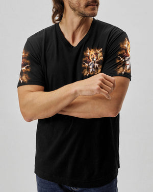 He Died For Me Lion Warrior Men's All Over Print Shirt  - Tlnz2802251
