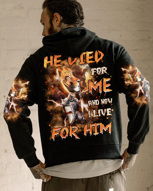 He Died For Me Lion Warrior Men's All Over Print Shirt  - Tlnz2802251