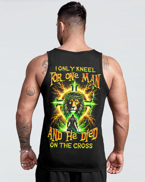I Only Kneel For One Man Warrior Lion Men's All Over Print Shirt - Tlnz2812242