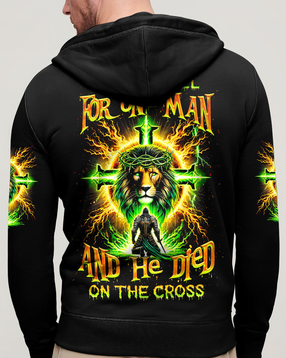 I Only Kneel For One Man Warrior Lion Men's All Over Print Shirt - Tlnz2812242