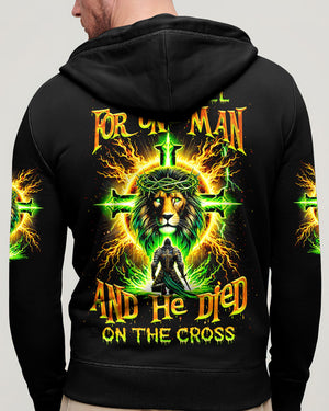 I Only Kneel For One Man Warrior Lion Men's All Over Print Shirt - Tlnz2812242
