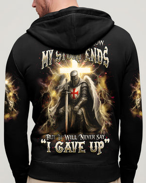I Don't Know How My Story Ends Warrior Men's All Over Print Shirt   - Tlnz2904253