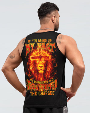 Jesus Dropped The Charges Lion Men's All Over Print Shirt  - Tlnz3006253