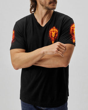 Jesus Dropped The Charges Lion Men's All Over Print Shirt  - Tlnz3006253