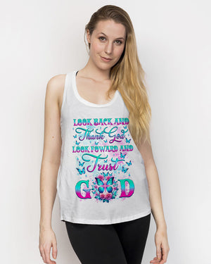 Look Back And Thank God Butterfly Women's All Over Print Shirt - Tlnz3101244