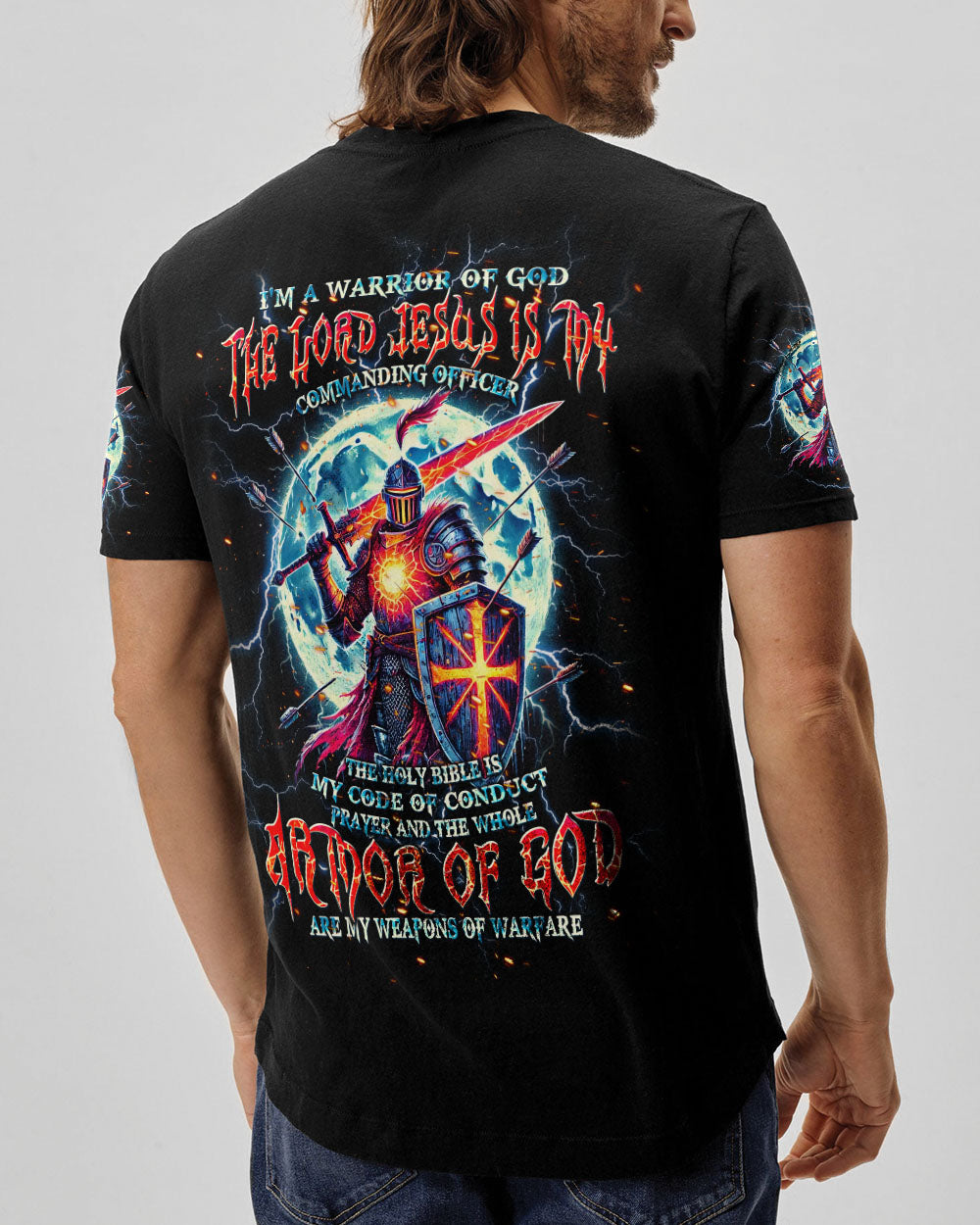 I'm A Warrior Of God Men's All Over Print Shirt - Tlpq1507241