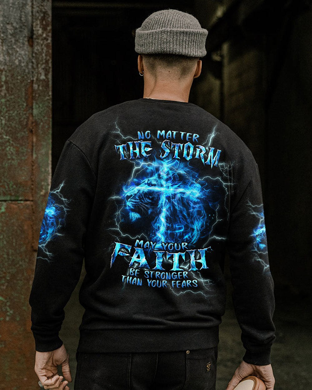 No Matter The Storm Lion Men's All Over Print Shirt - Tlpq1604242