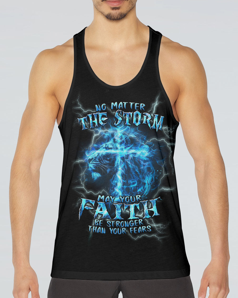 No Matter The Storm Lion Men's All Over Print Shirt - Tlpq1604242