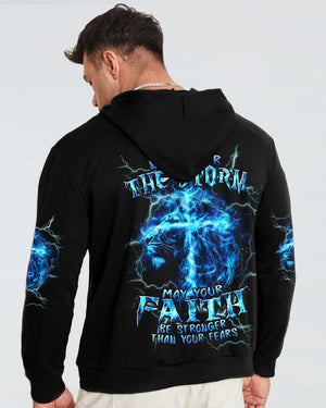 No Matter The Storm Lion Men's All Over Print Shirt - Tlpq1604242