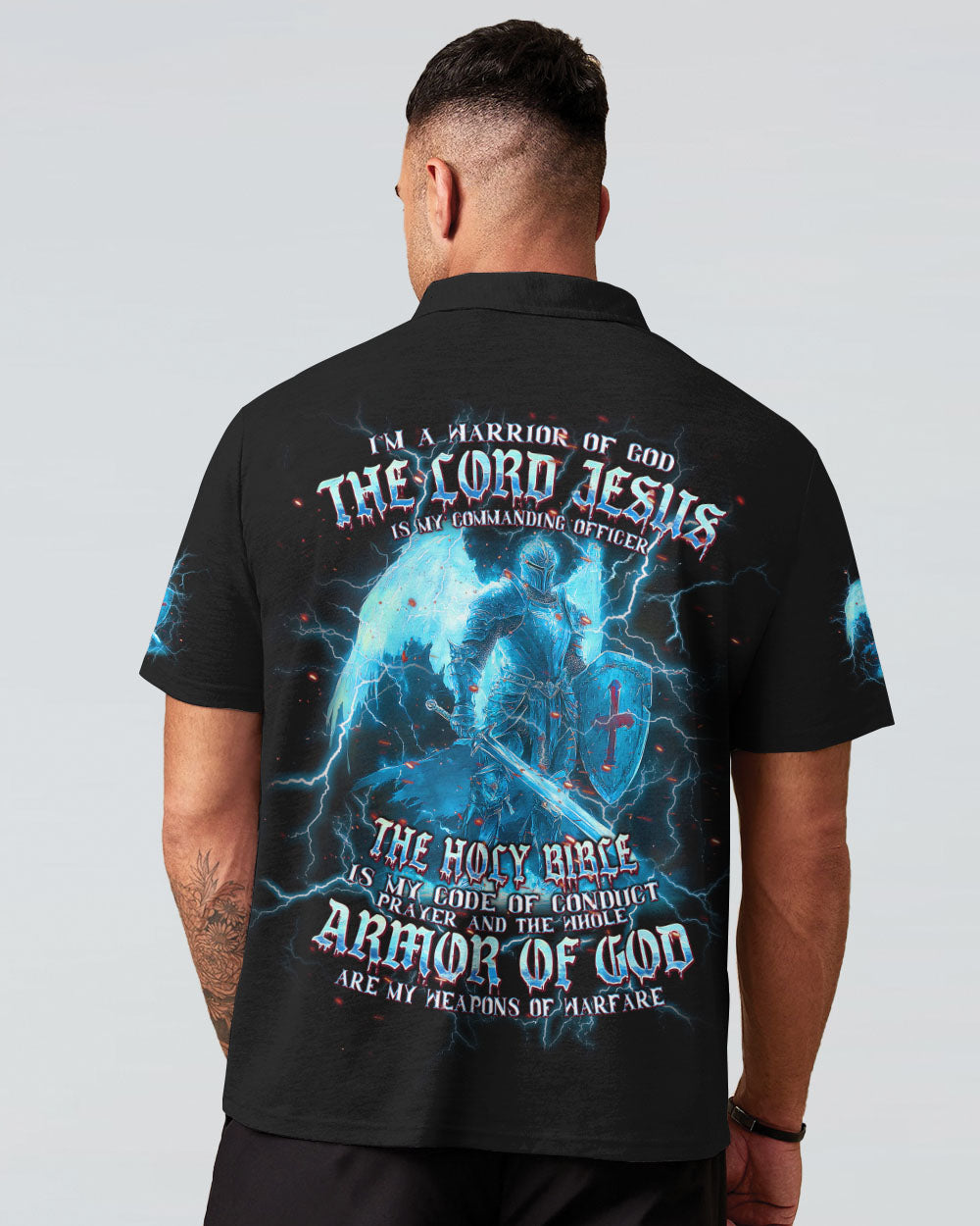 I'm A Warrior Of God Men's All Over Print Shirt - Tlpq1908241