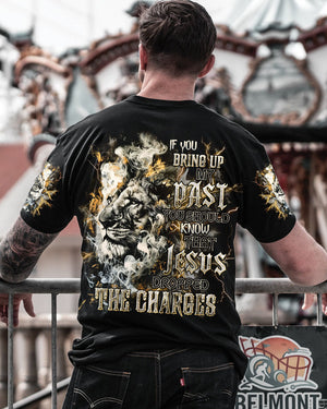 Jesus Dropped The Charges Lion Men's All Over Print Shirt - Tlnt1209242