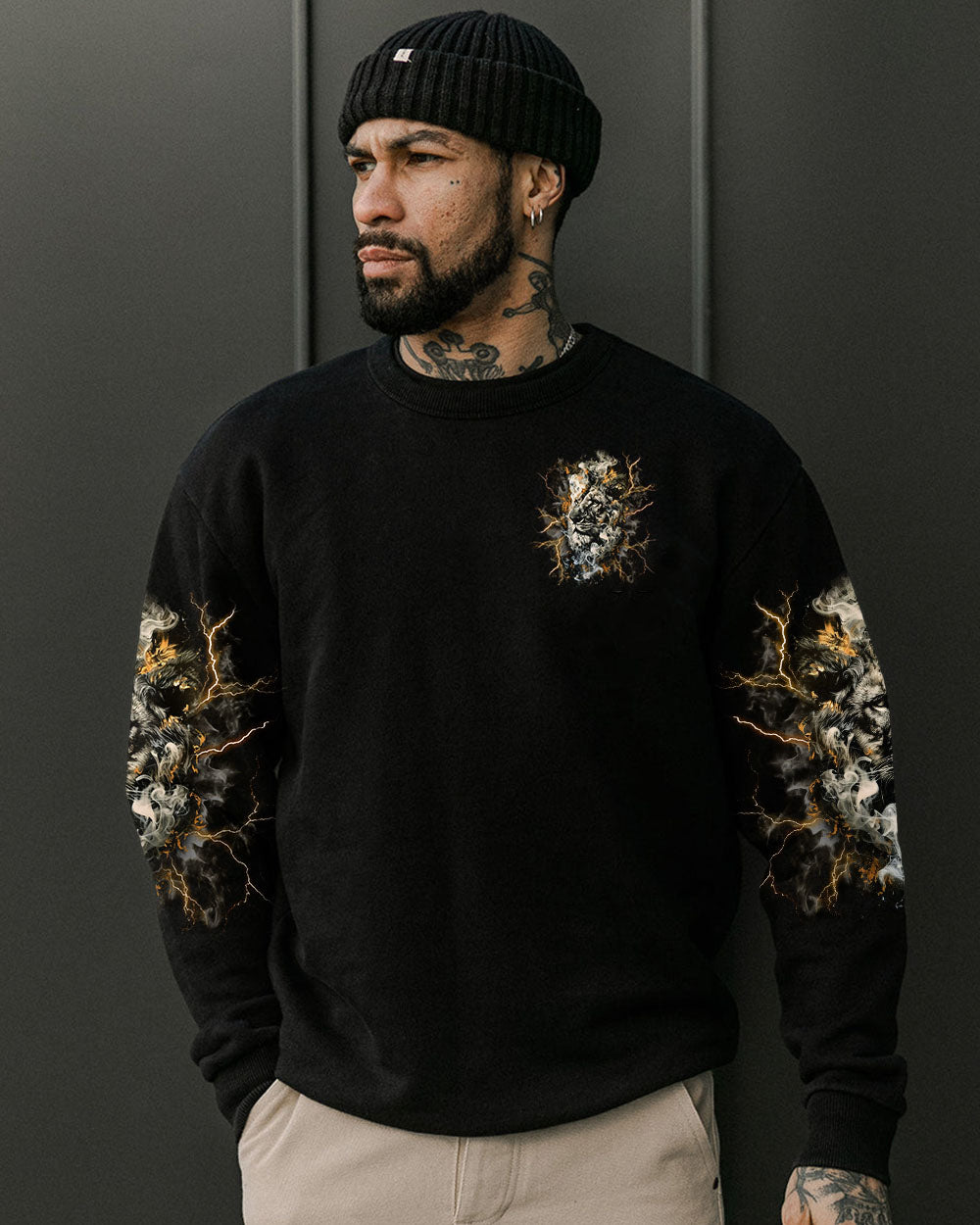 Jesus Dropped The Charges Lion Men's All Over Print Shirt - Tlnt1209242