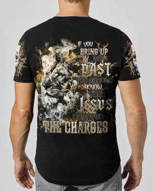 Jesus Dropped The Charges Lion Men's All Over Print Shirt - Tlnt1209242