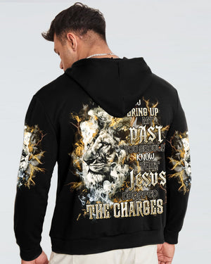 Jesus Dropped The Charges Lion Men's All Over Print Shirt - Tlnt1209242