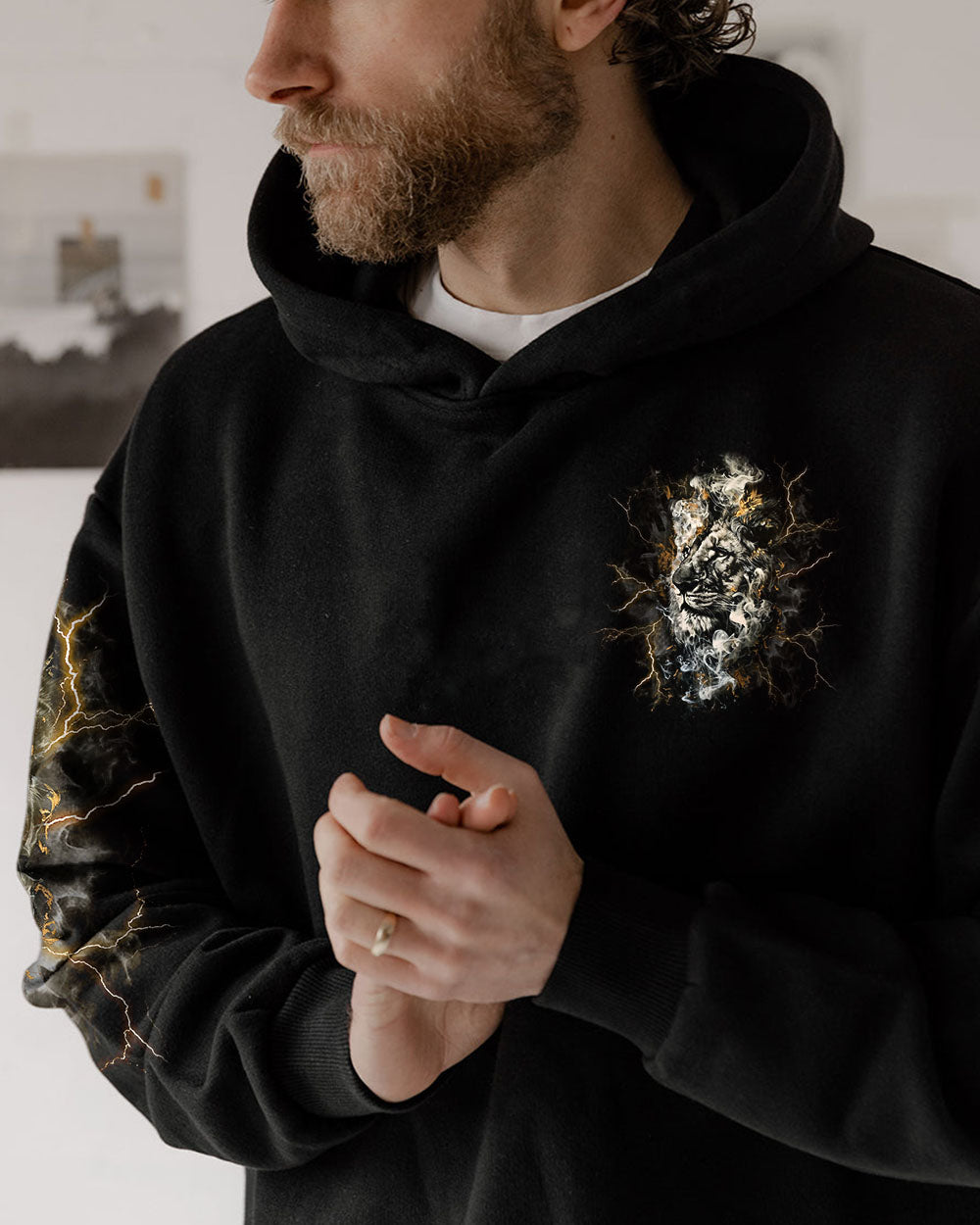 Jesus Dropped The Charges Lion Men's All Over Print Shirt - Tlnt1209242