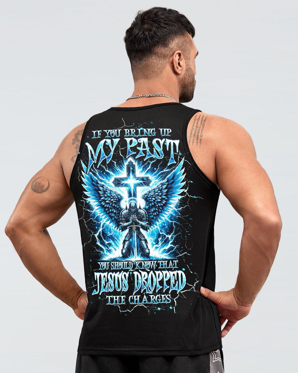 Jesus Dropped The Charges Warrior Men's All Over Print Shirt - Tlpq2510241
