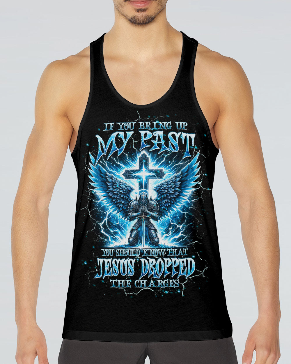 Jesus Dropped The Charges Warrior Men's All Over Print Shirt - Tlpq2510241