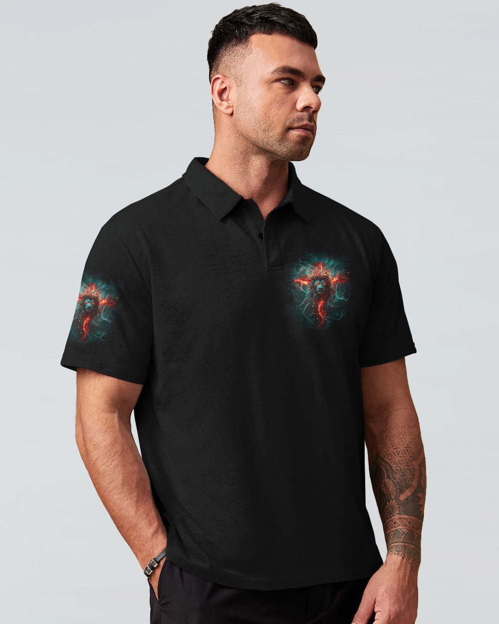 Jesus Dropped The Charges Lion Men's All Over Print Shirt - Tlpq3008242