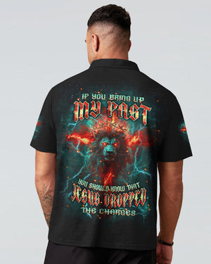 Jesus Dropped The Charges Lion Men's All Over Print Shirt - Tlpq3008242
